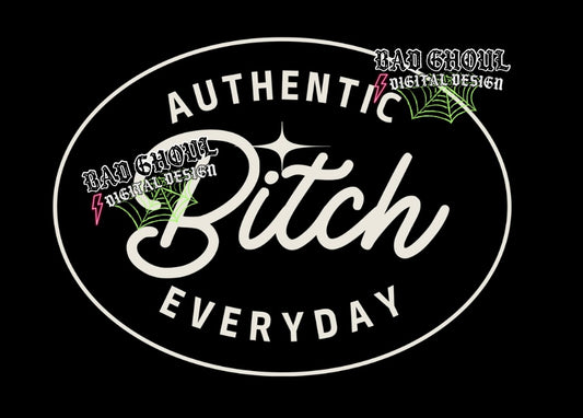 Authentic Bitch Download PNG