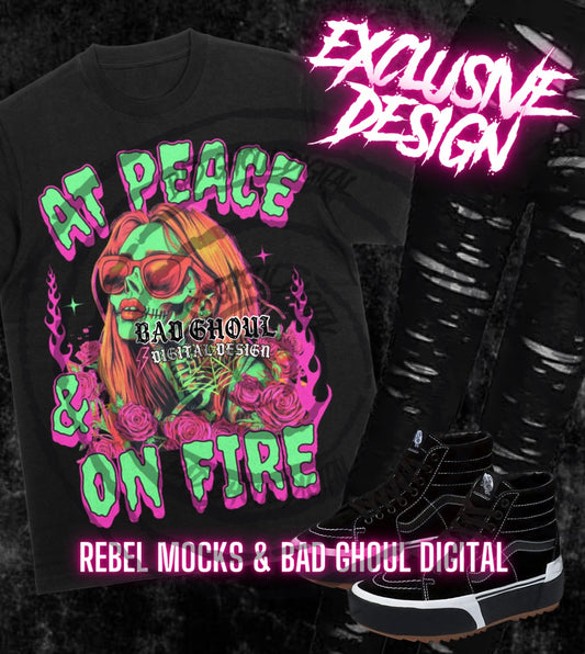 Exclusive At Peace & On Fire PNG DOWNLOAD