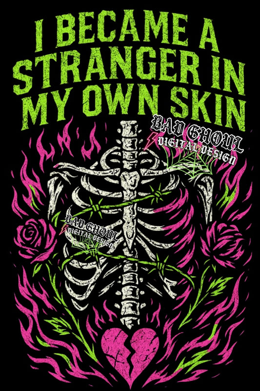Stranger PNG Download BLACK fabric only