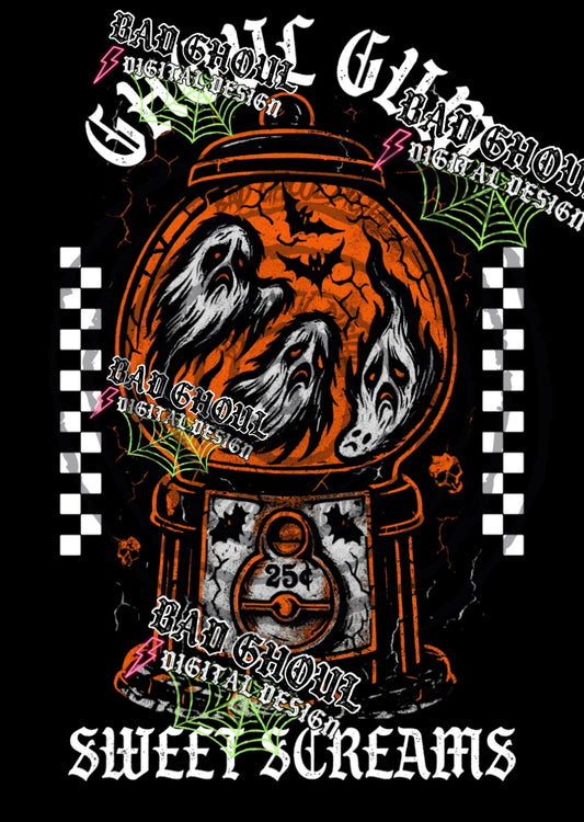 Ghoul Gum-PNG DOWNLOAD Black Fabric Only