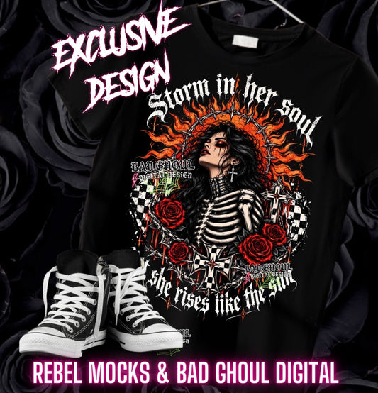EXCLUSIVE | Storm | PNG DOWNLOAD | Black Fabric Only