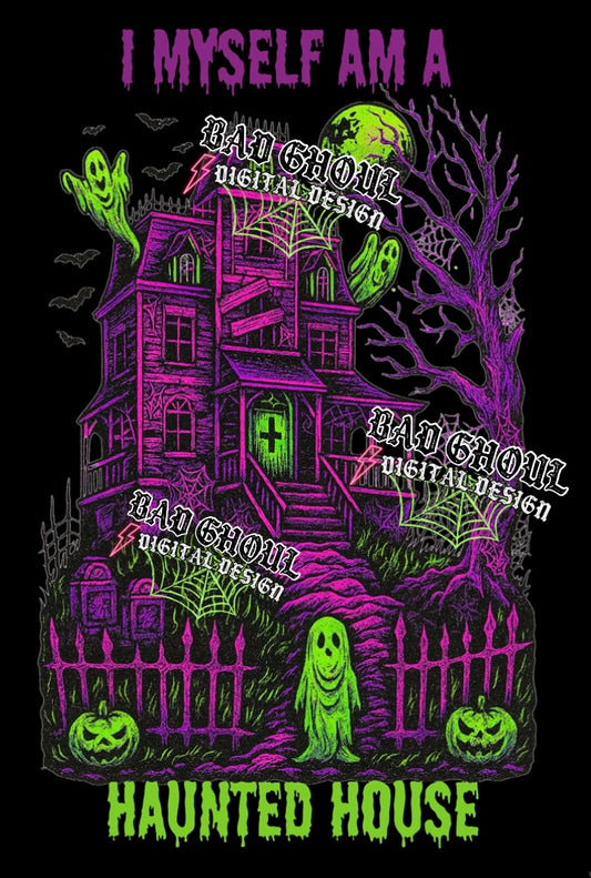 Haunted House + Sleeve PNG Download