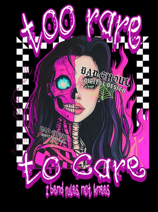 Too Rare To Care PNG Download