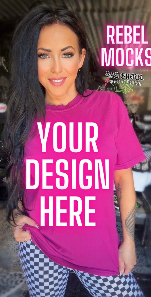 CC Boysenberry Model Mock Up IRL trendy