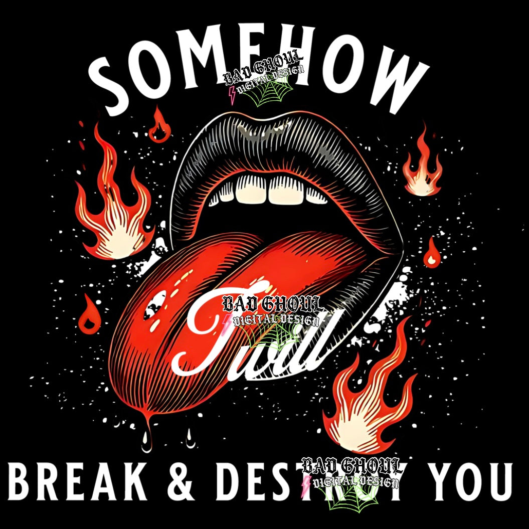 I Will Break & Destroy Download PNG