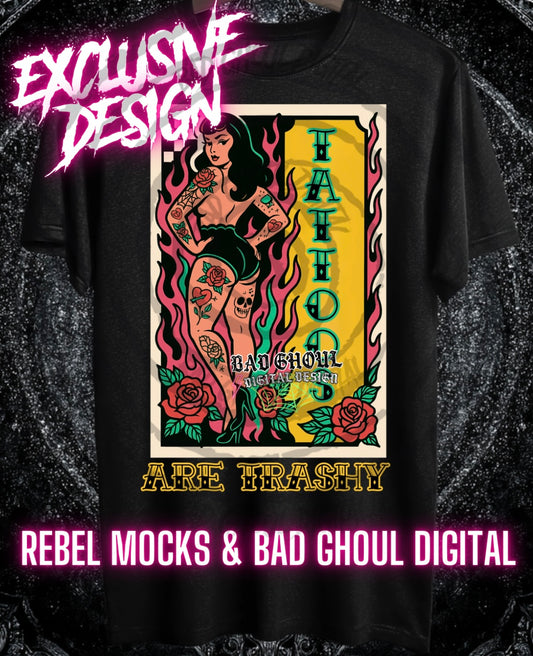 Exclusive Tattoos Are Trashy PNG DOWNLOAD
