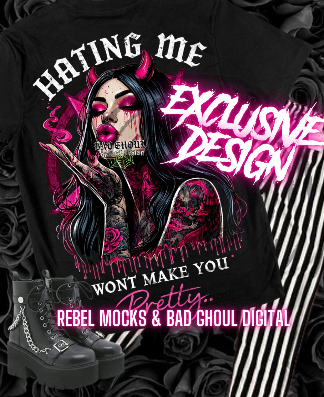 Exclusive| Hating Me | Black Fab Only  PNG DOWNLOAD