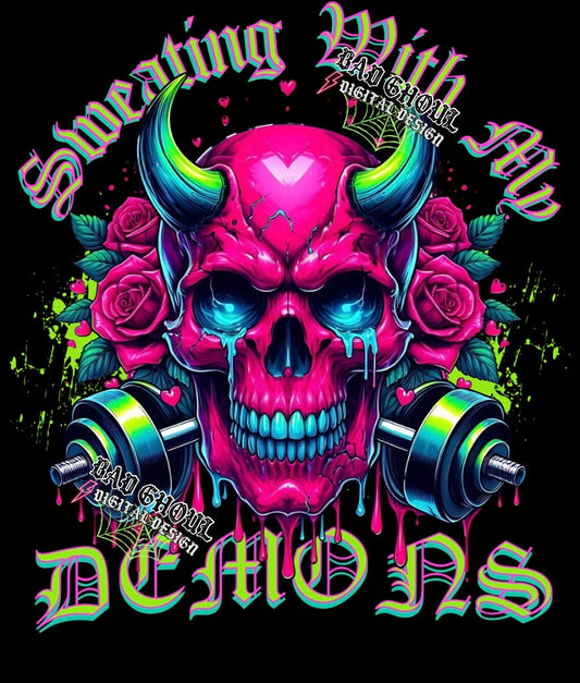 Sweating With My Demons PNG Download