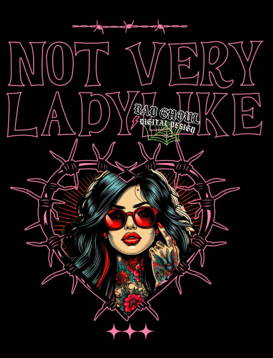 Not Very Ladylike PNG download