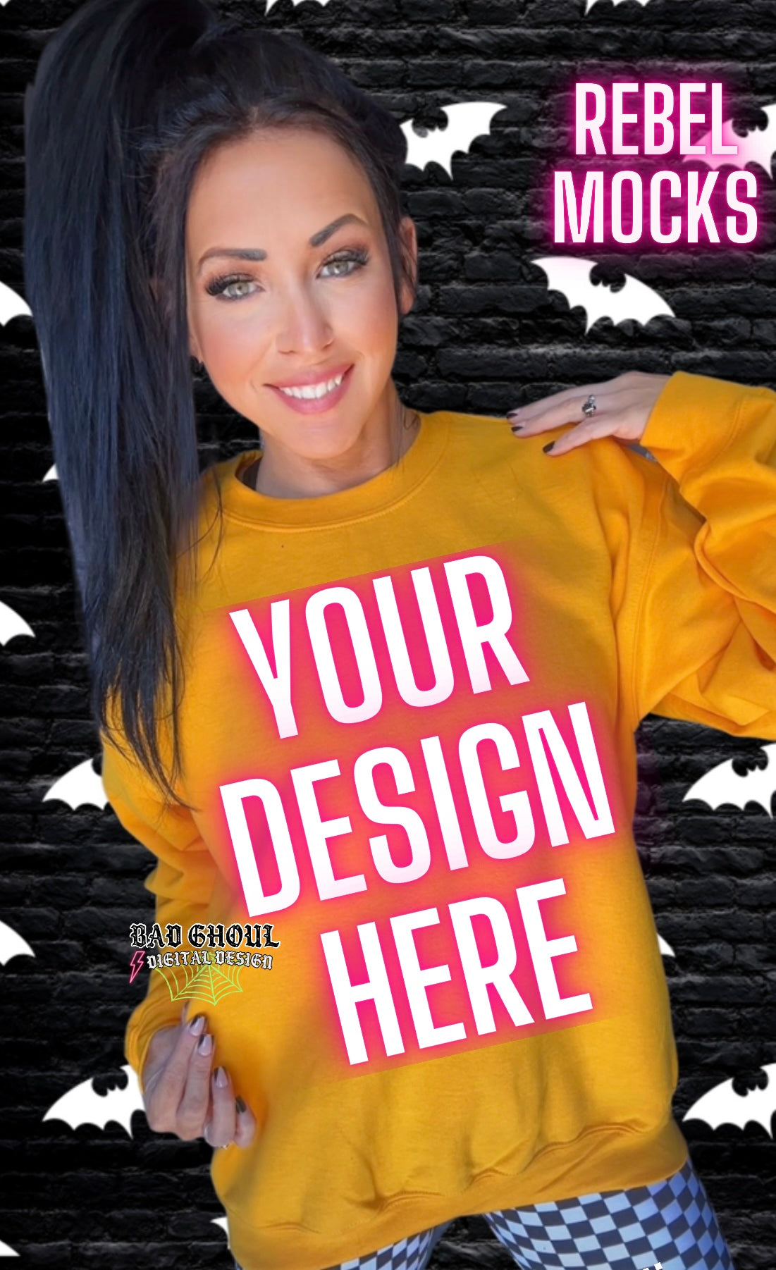 Gildan Gold Crew Neck Trendy Model Mock