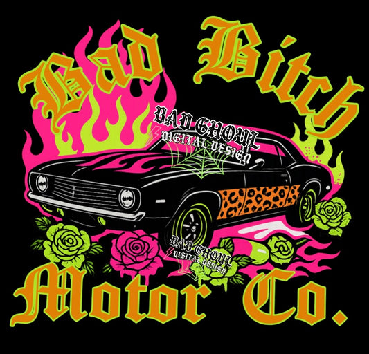 Bad Bitch Motor Co. PNG Download