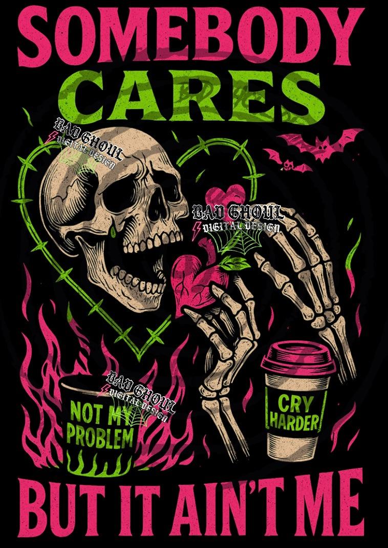 Somebody Cares PNG DOWNLOAD Black Fab Only