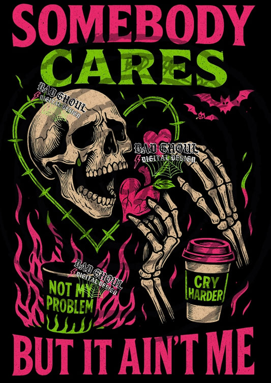 Somebody Cares PNG DOWNLOAD Black Fab Only