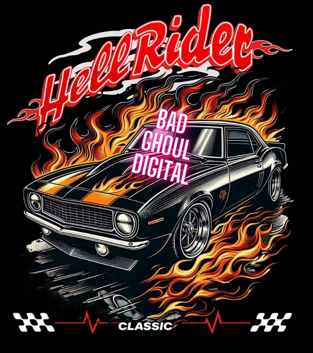 Hellrider Classic PNG Download – Rebel Mocks & Badghoul Digital