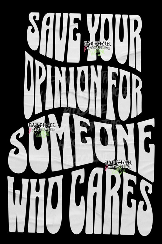 Save Your Opinion PNG Download