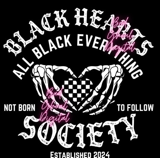 Black Hearts Society PNG Download