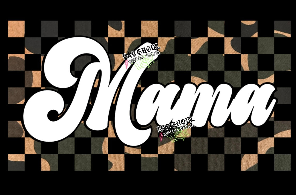 Camo Mama PNG Download
