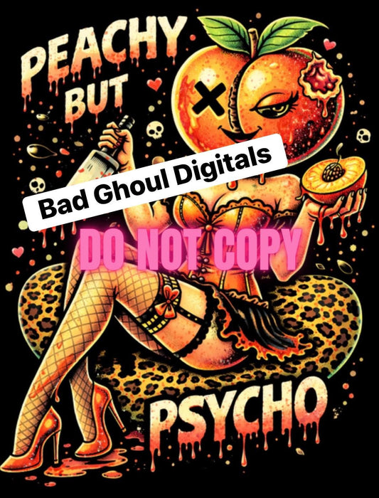 Peachy| Black Fabric |PNG DOWNLOAD