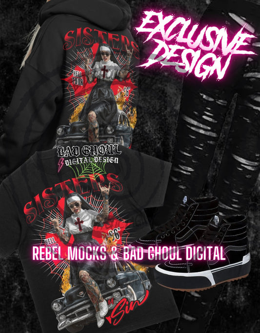 Exclusive Sisters Of Sin- Hell Tour 66’ PNG DOWNLOAD