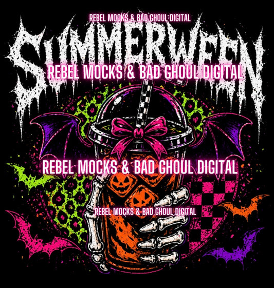Summerween | Black Fabric Ultra Grunge |PNG DOWNLOAD