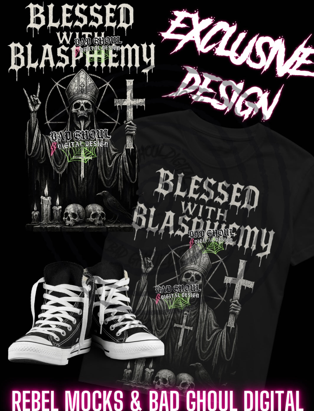 EXCLUSIVE Blessed With Blasphemy PNG DOWNLOAD