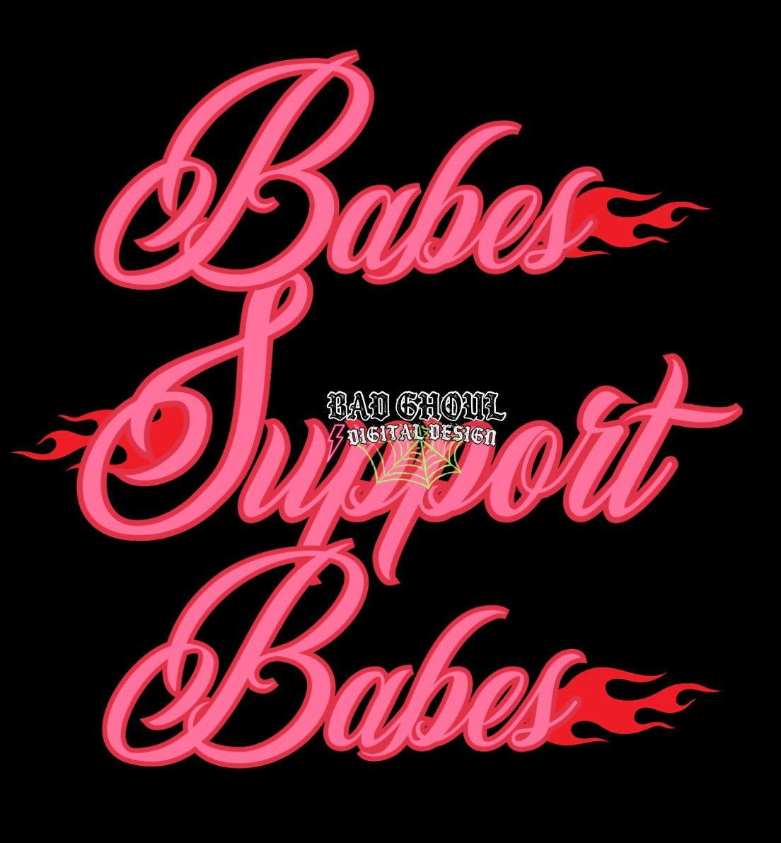 Babes Support Babes PNG Download