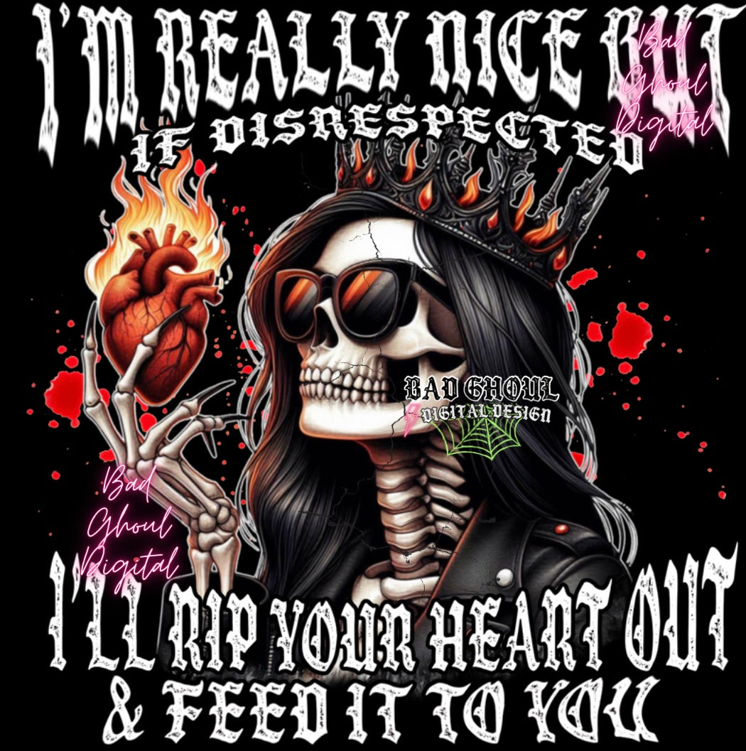 Im Really Nice BUT Front / Back PNG Download Sub & DTF 4 Files