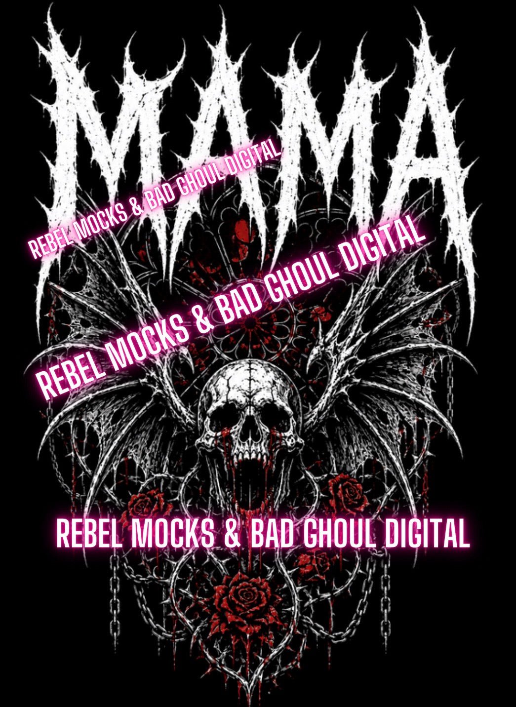 Mama| PNG DOWNLOAD BLACK FAB ONLY