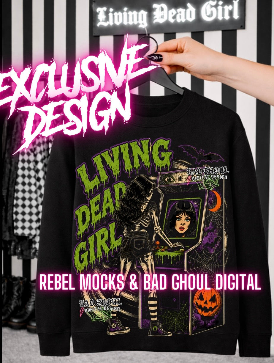 Exclusive|Living Dead |Black Fab Only  PNG DOWNLOAD