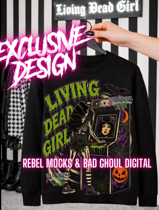 Exclusive|Living Dead |Black Fab Only  PNG DOWNLOAD