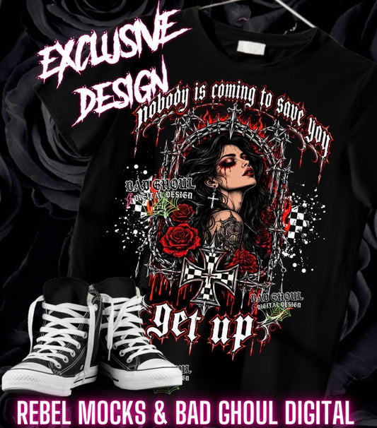 EXCLUSIVE | Get Up | PNG DOWNLOAD | Black Fabric Only