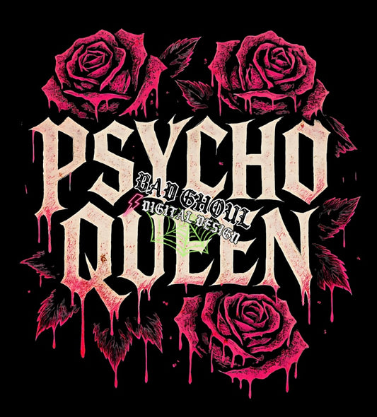 Psycho Queen PNG Download Black Fabric Only