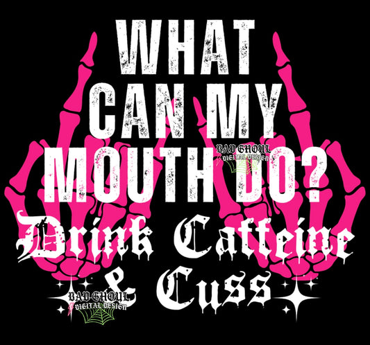 Drink Caffeine and cuss PNG Download