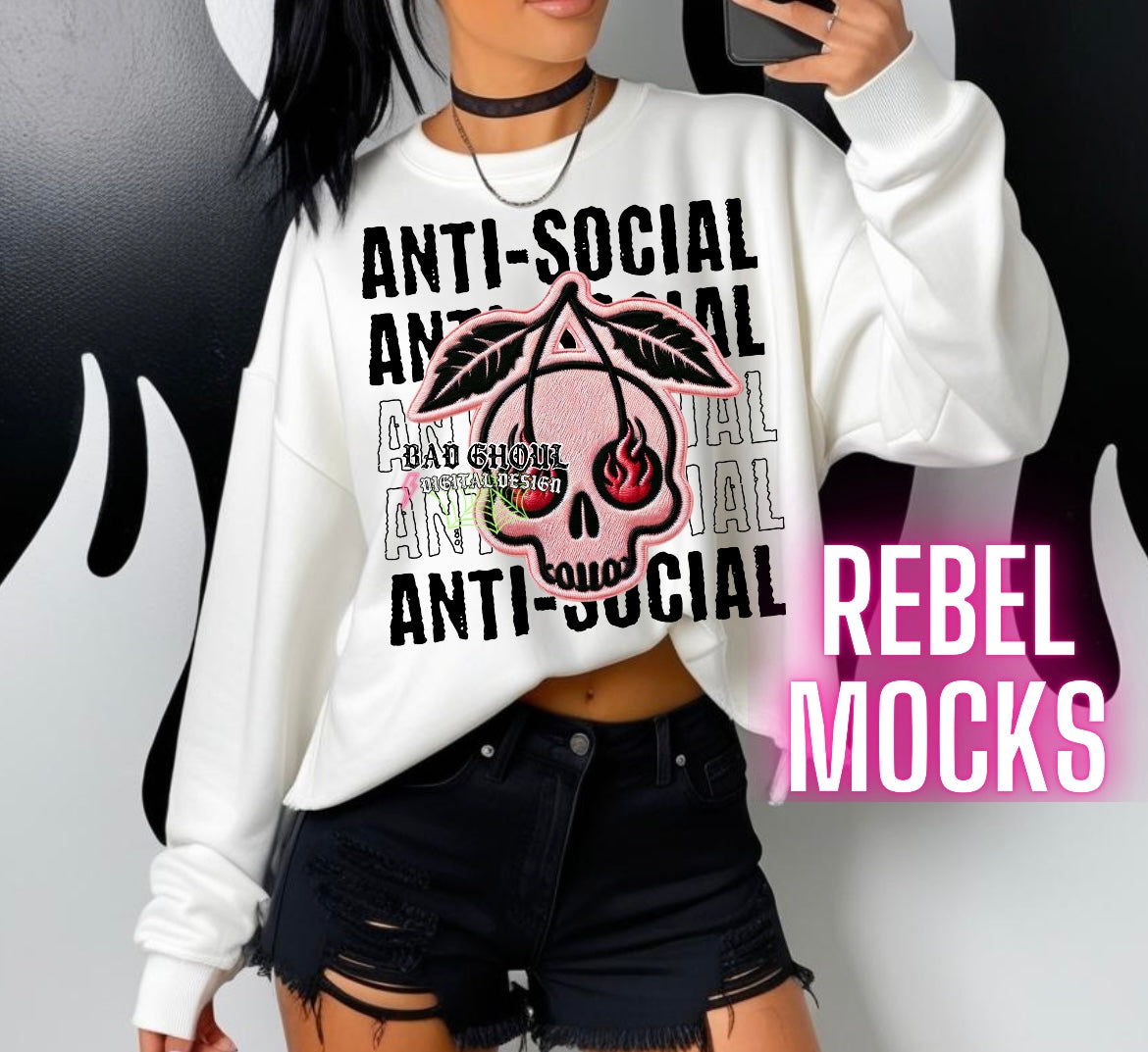 Antisocial PNG Download- 2 Files