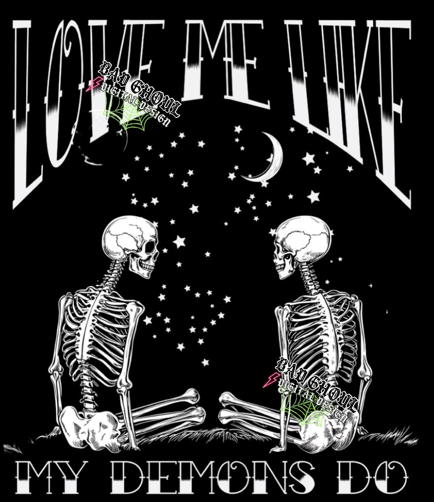 Love Me PNG Download BLACK FABRIC ONLY