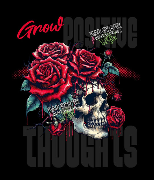 Grow Positive Thoughts PNG Download