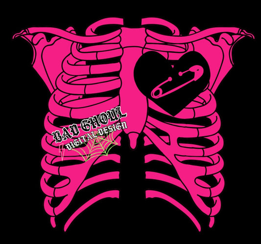 Pink Ribcage PNG Download