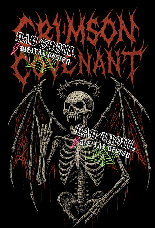 Crimson Covenant PNG DOWNLOAD black fabric only