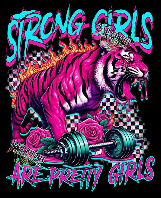 Strong Girls Are Pretty Girls PNG Download