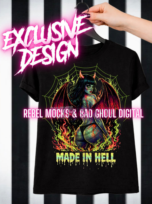 Exclusive|Made In Hell | Black Fab Only  PNG DOWNLOAD