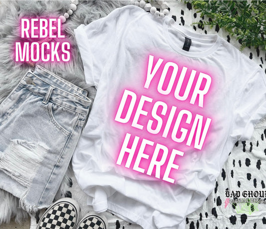 White Flat Lay Mock Up Neutral Vibes