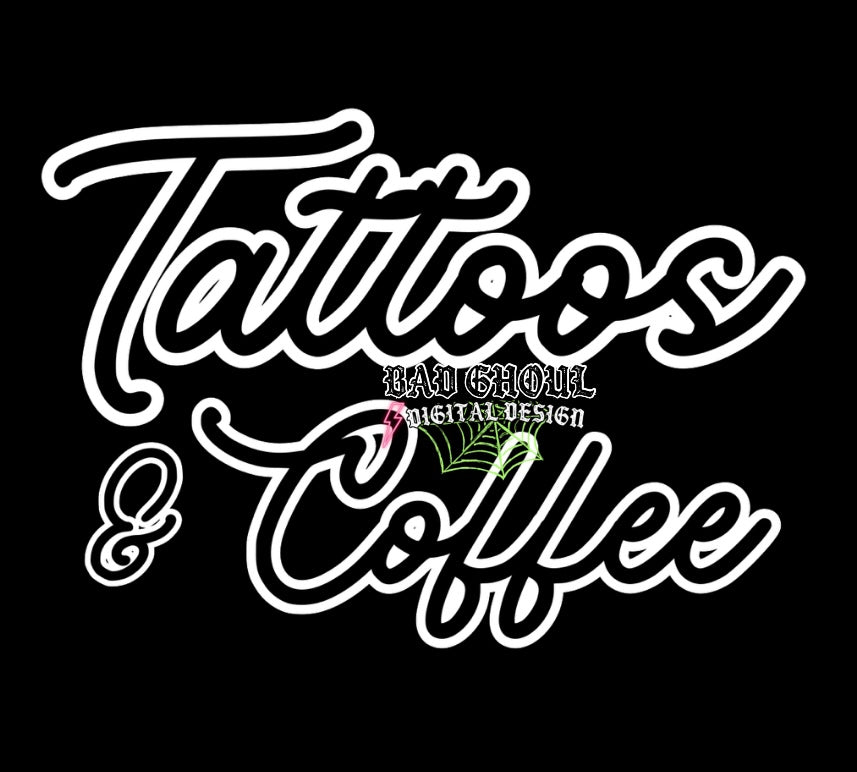Tattoos & Coffee PNG Download