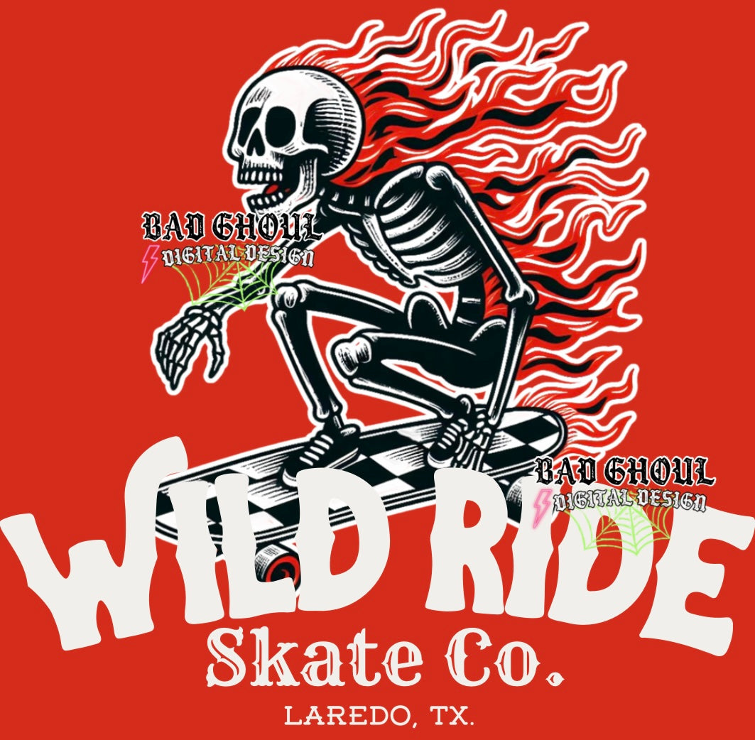 Wild Ride Skate Co. PNG Download