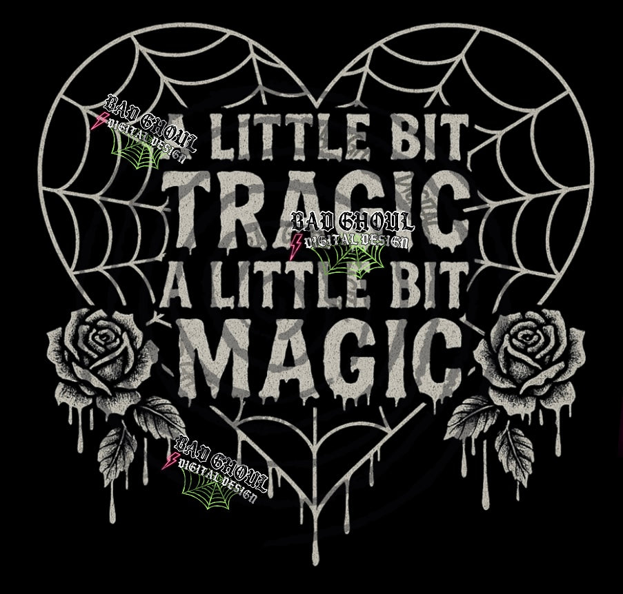 Tragic PNG DOWNLOAD black fabric only