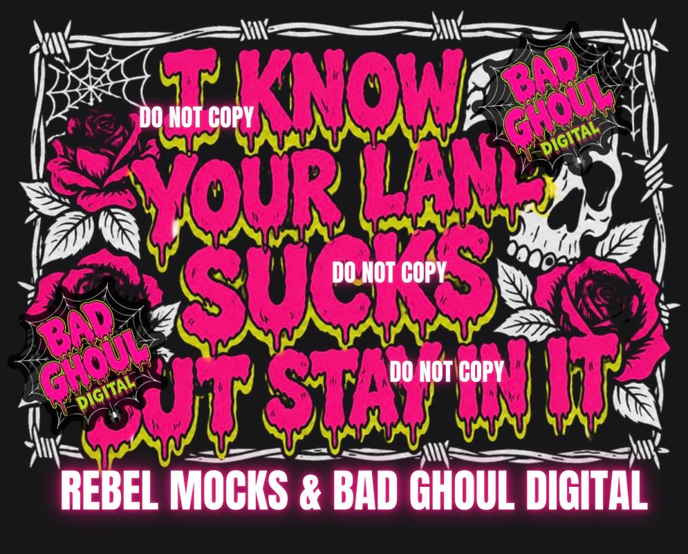 Lane Sucks | Black Fabric|PNG DOWNLOAD