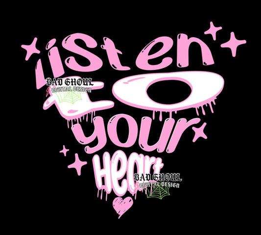 Listen To Your Heart PNG Download