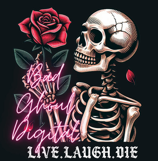 Live Laugh Die PNG Download