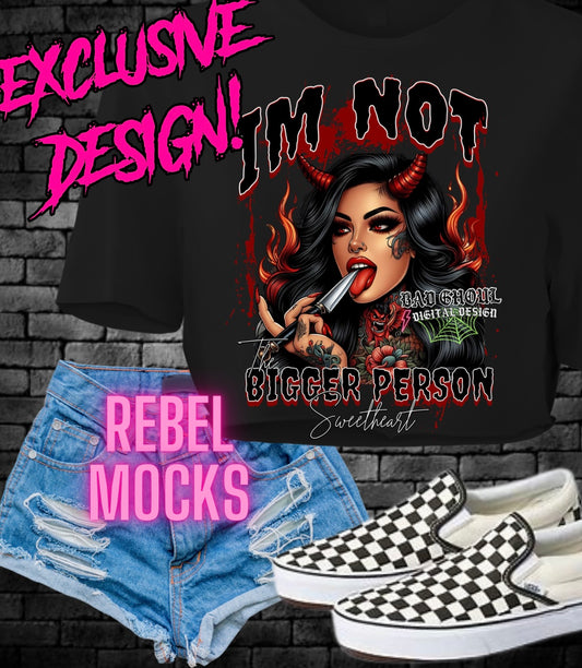 EXCLUSIVE IM Not the Bigger Person PNG Download
