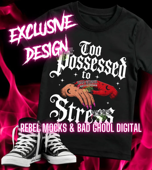 EXCLUSIVE Too Possessed | PNG DOWNLOAD| Black Fabric