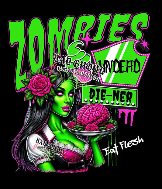 Zombie Die-ner PNG Download